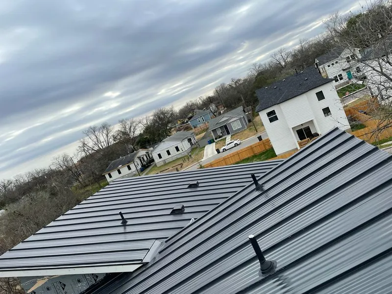 Standing seam metal roof panels with vents for Skylight Repair in Upper Milford